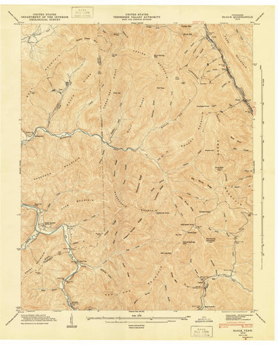United States Geological Survey Block, TN (1946, 24000-Scale) digital map