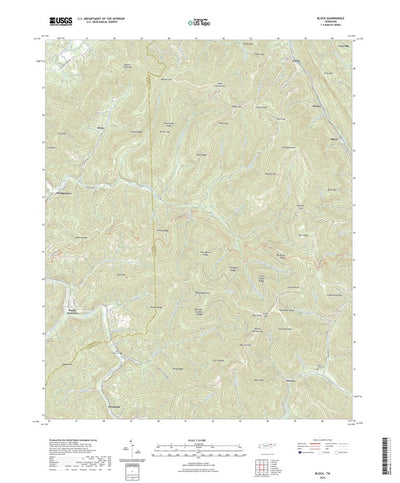 United States Geological Survey Block, TN (2022, 24000-Scale) digital map