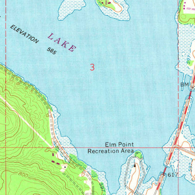 United States Geological Survey Blocker, OK (1971, 24000-Scale) digital map