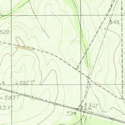 United States Geological Survey Blocker Tank, TX (1982, 24000-Scale) digital map