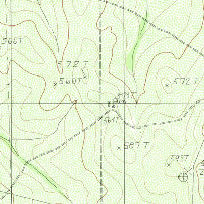 United States Geological Survey Blocker Tank, TX (1982, 24000-Scale) digital map