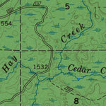 United States Geological Survey Blockhouse Lake, WI (1968, 24000-Scale) digital map