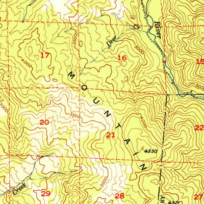 United States Geological Survey Blocksburg, CA (1951, 62500-Scale) digital map