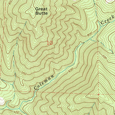 United States Geological Survey Blocksburg, CA (1969, 24000-Scale) digital map