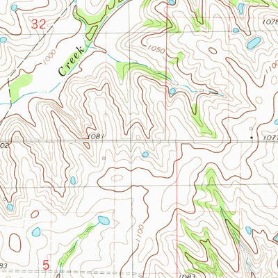 United States Geological Survey Blockton SE, MO-IA (1981, 24000-Scale) digital map