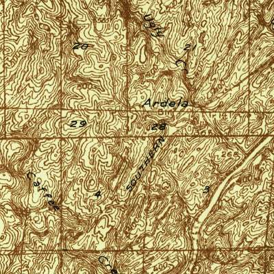 United States Geological Survey Blocton, AL (1934, 48000-Scale) digital map