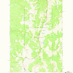 United States Geological Survey Blodgett Mountain, ID-MT (1966, 24000-Scale) digital map
