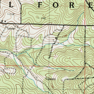 United States Geological Survey Bloodland, MO (2004, 24000-Scale) digital map