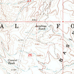 United States Geological Survey Bloody Basin, AZ (1967, 24000-Scale) digital map