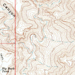 United States Geological Survey Bloody Basin, AZ (1967, 24000-Scale) digital map