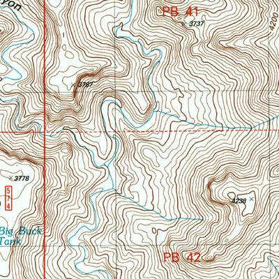 United States Geological Survey Bloody Basin, AZ (2004, 24000-Scale) digital map