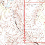 United States Geological Survey Bloody Mountain, CA (1983, 24000-Scale) digital map