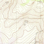 United States Geological Survey Bloody Mountain, CA (1983, 24000-Scale) digital map