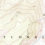 United States Geological Survey Bloody Mountain, CA (1990, 24000-Scale) digital map