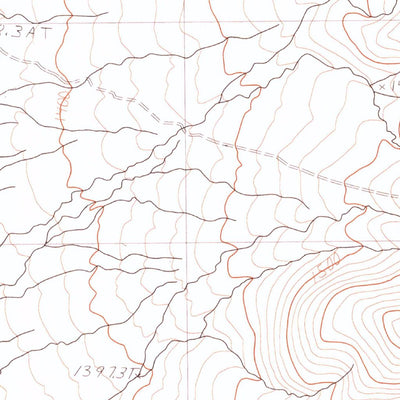 United States Geological Survey Bloody Run Peak, NV (1982, 24000-Scale) digital map