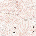United States Geological Survey Bloody Run Peak, NV (1982, 24000-Scale) digital map