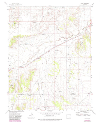 United States Geological Survey Bloom, CO (1972, 24000-Scale) digital map