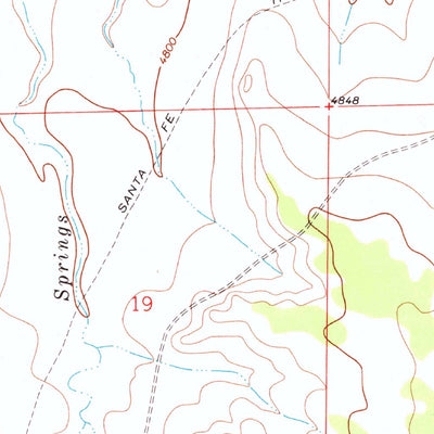 United States Geological Survey Bloom, CO (1972, 24000-Scale) digital map