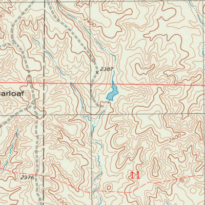 United States Geological Survey Bloom SW, KS (1979, 24000-Scale) digital map