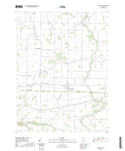United States Geological Survey Bloomdale, OH (2023, 24000-Scale) digital map