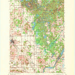 United States Geological Survey Bloomer, WI (1949, 62500-Scale) digital map
