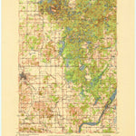 United States Geological Survey Bloomer, WI (1951, 62500-Scale) digital map