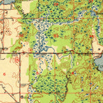 United States Geological Survey Bloomer, WI (1951, 62500-Scale) digital map
