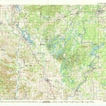 United States Geological Survey Bloomer, WI (1980, 100000-Scale) digital map