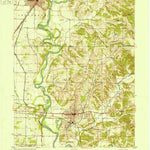 United States Geological Survey Bloomfield, IN (1951, 24000-Scale) digital map