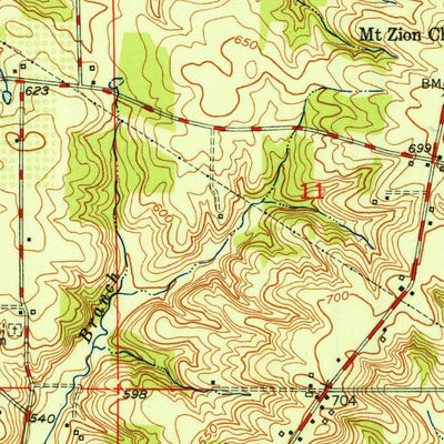 United States Geological Survey Bloomfield, IN (1951, 24000-Scale) digital map