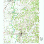 United States Geological Survey Bloomfield, IN (1966, 24000-Scale) digital map