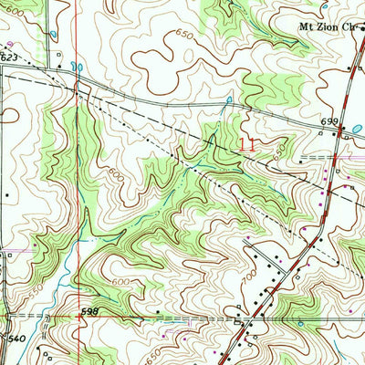 United States Geological Survey Bloomfield, IN (1966, 24000-Scale) digital map