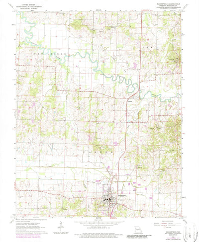 United States Geological Survey Bloomfield, MO (1963, 24000-Scale) digital map