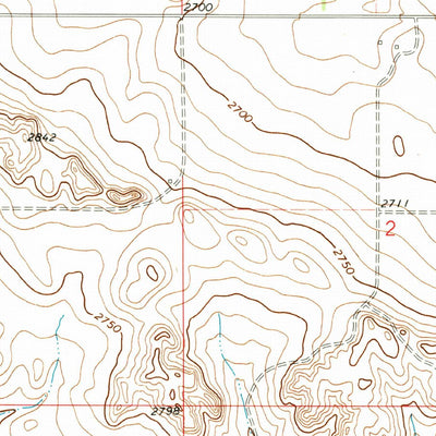 United States Geological Survey Bloomfield, MT (1972, 24000-Scale) digital map