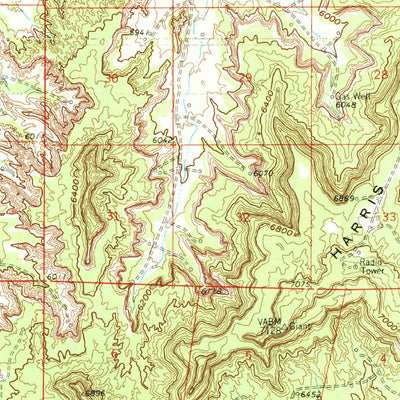 United States Geological Survey Bloomfield, NM (1960, 62500-Scale) digital map