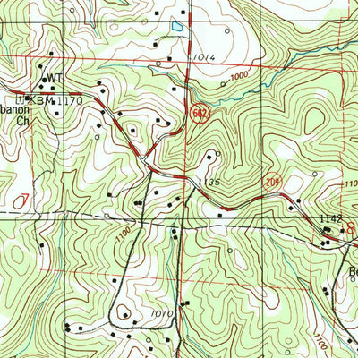 United States Geological Survey Bloomfield, OH (1994, 24000-Scale) digital map