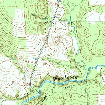 United States Geological Survey Blooming Valley, PA (1967, 24000-Scale) digital map