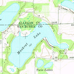 United States Geological Survey Bloomingdale, MI (1981, 24000-Scale) digital map