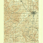 United States Geological Survey Bloomington, IN (1908, 62500-Scale) digital map