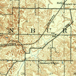 United States Geological Survey Bloomington, IN (1908, 62500-Scale) digital map