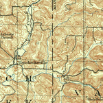 United States Geological Survey Bloomington, IN (1908, 62500-Scale) digital map