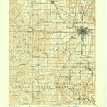 United States Geological Survey Bloomington, IN (1910, 62500-Scale) digital map