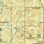 United States Geological Survey Bloomington, IN (1910, 62500-Scale) digital map