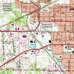 United States Geological Survey Bloomington, IN (1966, 24000-Scale) digital map