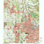 United States Geological Survey Bloomington, IN (1998, 24000-Scale) digital map