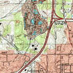 United States Geological Survey Bloomington, IN (1998, 24000-Scale) digital map