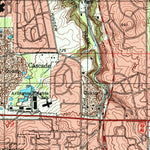 United States Geological Survey Bloomington, IN (1998, 24000-Scale) digital map
