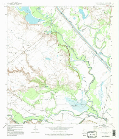 United States Geological Survey Bloomington SW, TX (1995, 24000-Scale) digital map