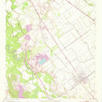 United States Geological Survey Bloomington, TX (1951, 24000-Scale) digital map