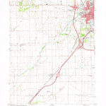 United States Geological Survey Bloomington West, IL (1981, 24000-Scale) digital map